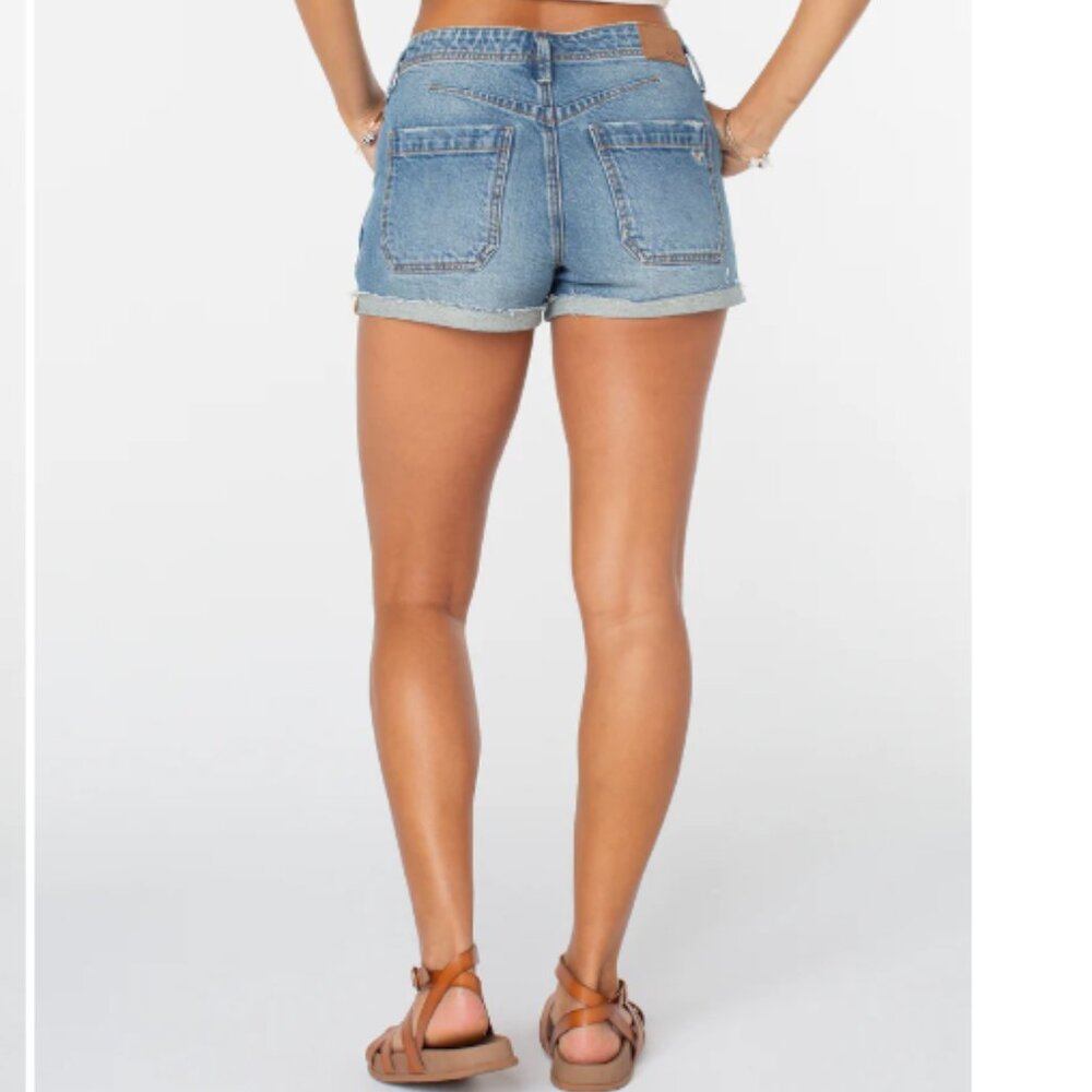 Roxy Blue Jean Shorts for Women